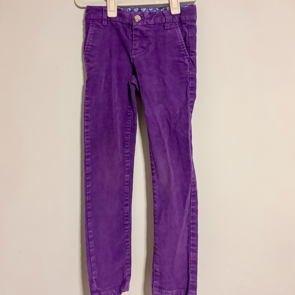 Ralph Lauren Girls Purple Corduroy Pants Size 5